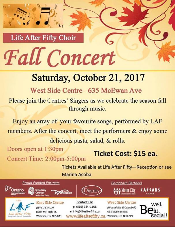 Special Event - Choir Concert - West Side Centre